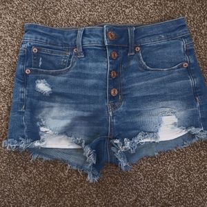 High rise shorts